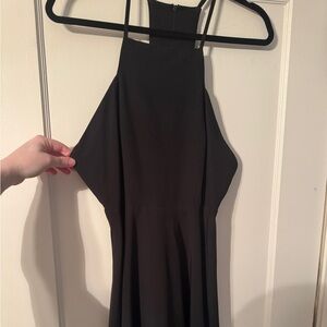 Very J Chic Black Backless Dress